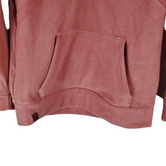 Ampersand half zip Cozy cutie raspberry pink girls size XL  new! - Picture 6 of 9